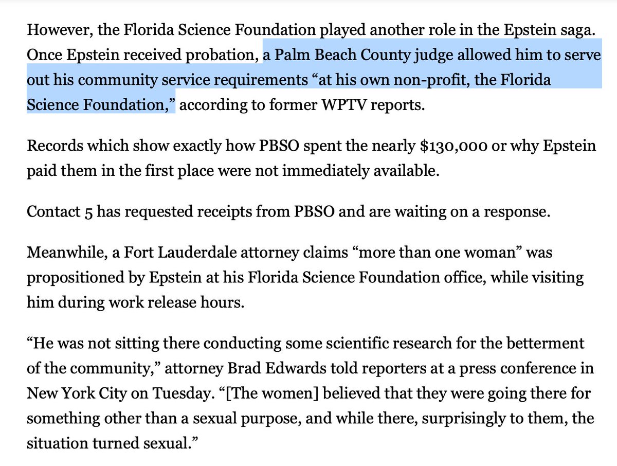 “There was no sweetheart deal.”

Anyone saying this is a grotesque liar who believes their audience is so stupid they aren’t worthy of even a modicum of respect. 

Epstein’s 2007 federal nonprosecution agreement was not only unprecedented in both scope and scale (immunity for ALL