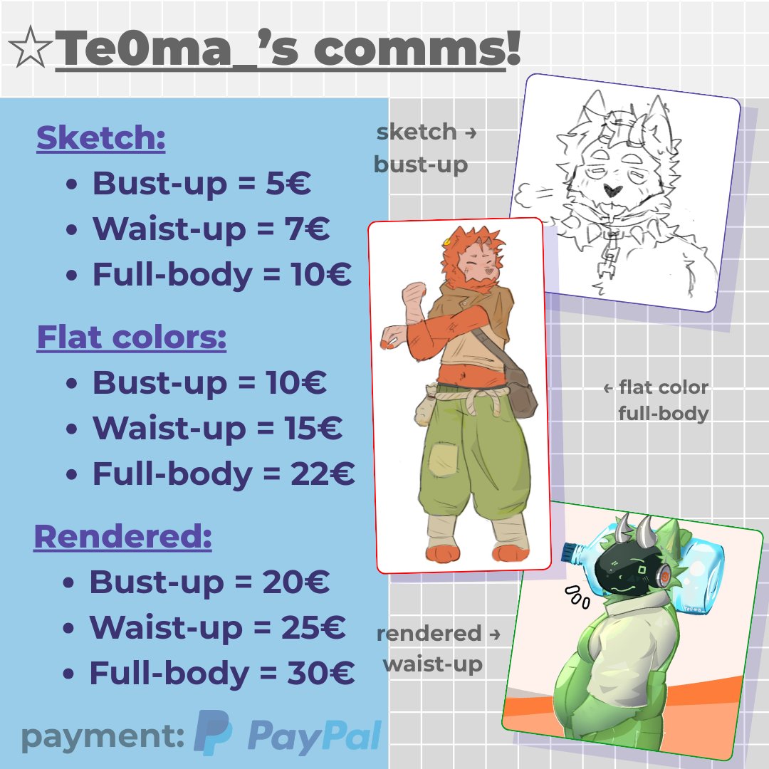 Te0ma🍉| COMMS OPEN (1/3) tweet media