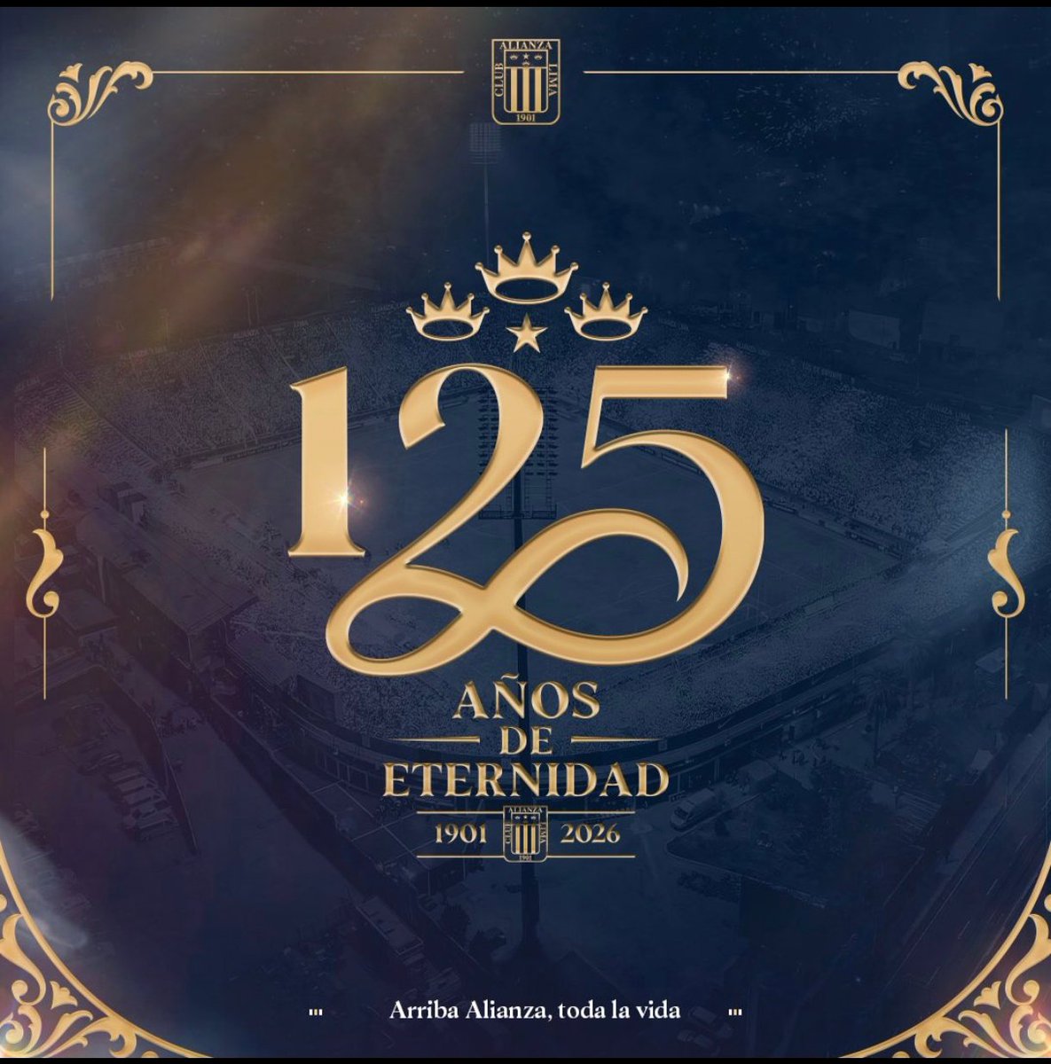 ¡Feliz Aniversario mi Alianza Lima 🎮⚽💙!!

#125AñosDeEterni 
#alianzalima