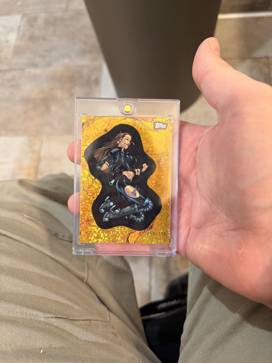 OneLegEvan's tweet photo. Today’s #PocketCard is Kitty Pride /199 https://t.co/XddfenUlkW