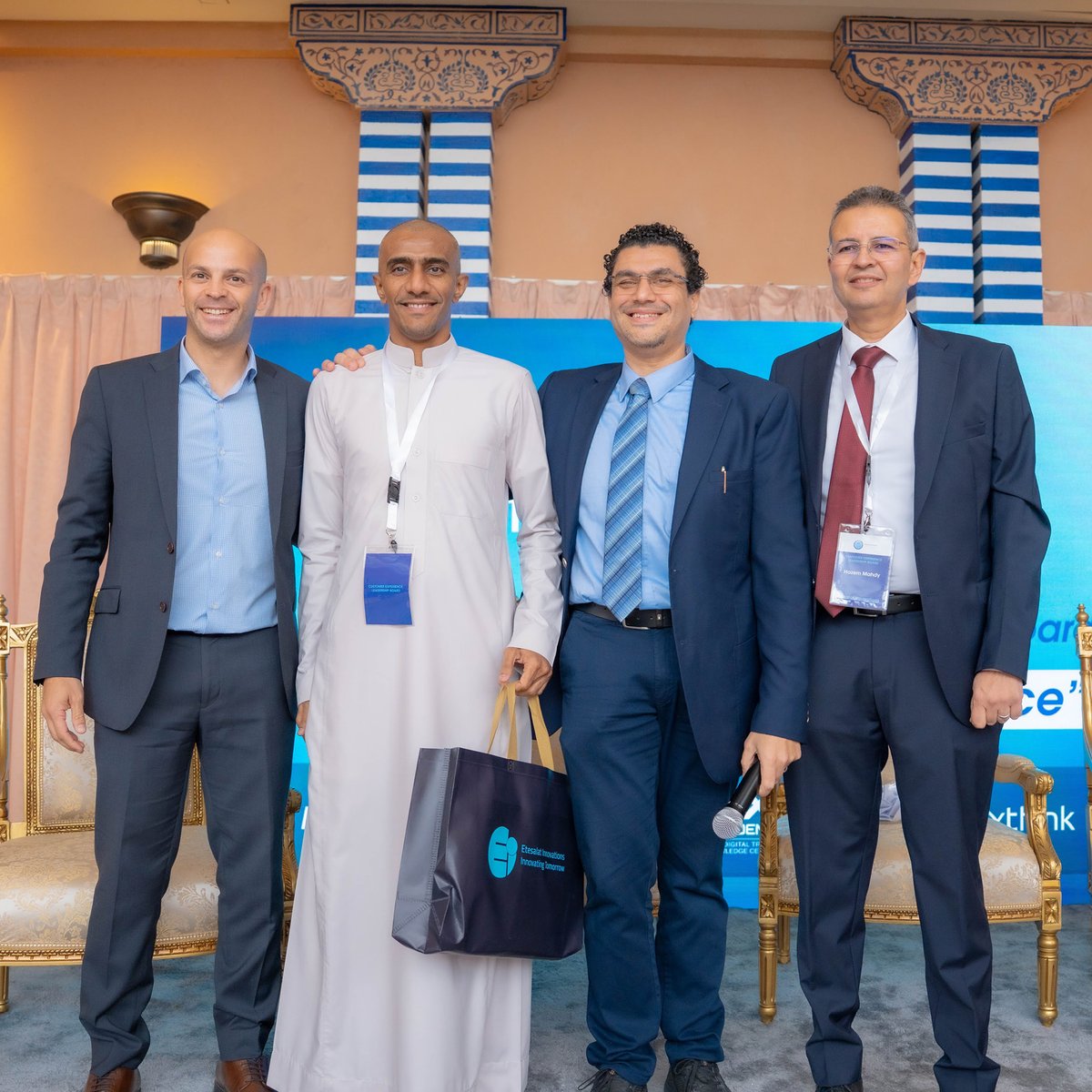 EicXforum's tweet photo. “EI and the Power of Our Experience Surprises”

The Leadership Board Forum design was surely Guests centric.

As part of our focus on the honorable guests, we have introduced an “Elite” gift raffle on selected niche symbolic gift items.

#CX #raffle #surprise #nexthink #elite https://t.co/m1xLlW7Bbm
