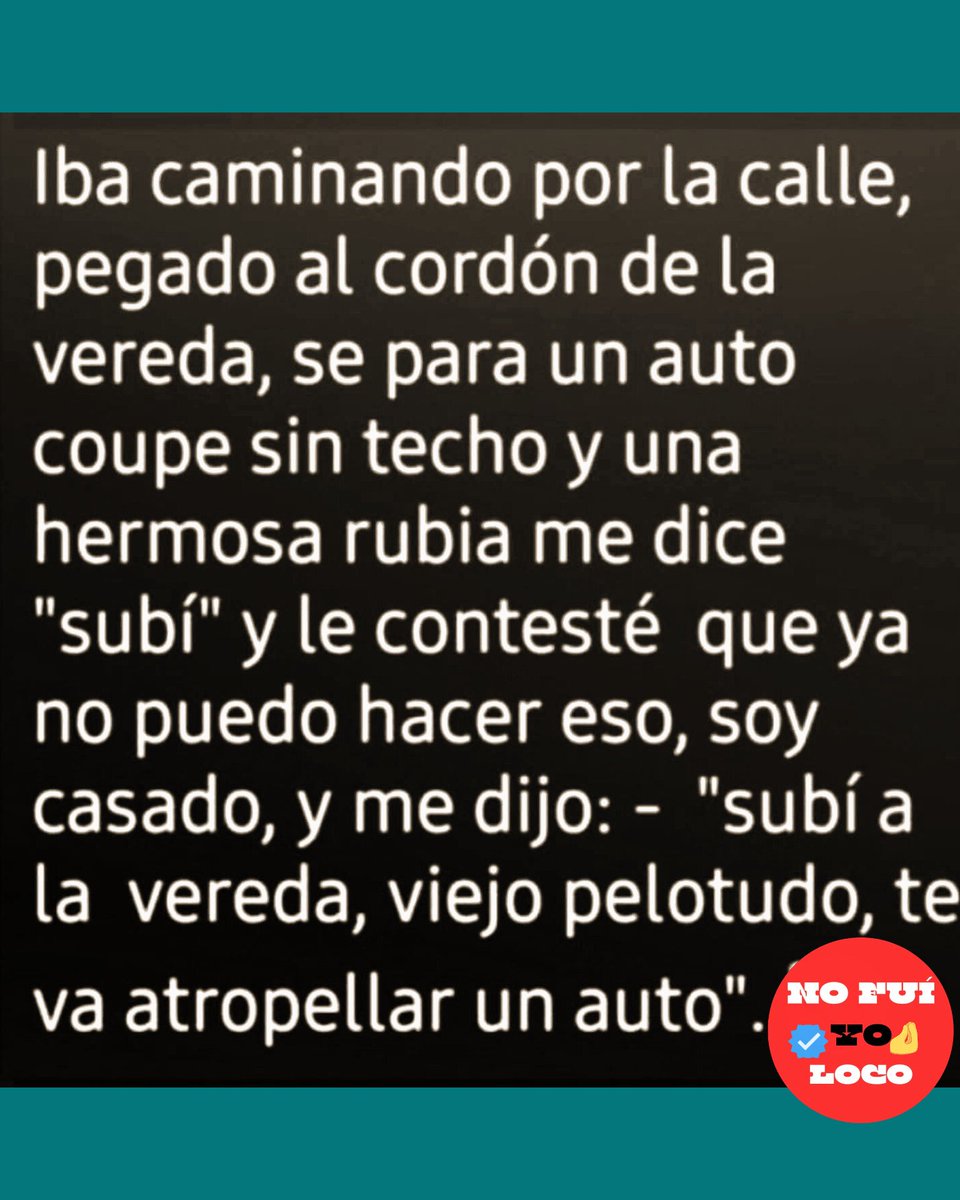 NO FUÍ YO LOCO 🤌 tweet media