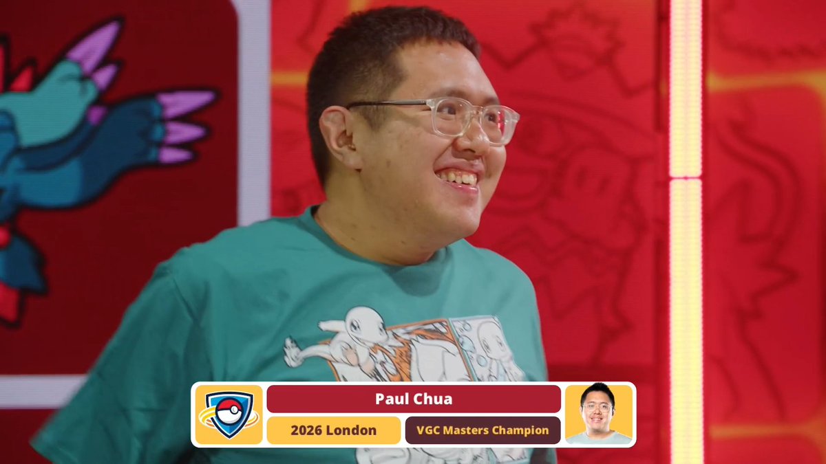 Paul Chua is your 2026 #PokemonEUIC Masters Division Champion for #PokemonVGC! 🏆