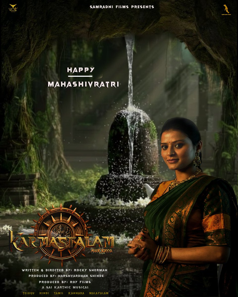 TodayBoxOffice's tweet photo. Happy Mahashivratri
#Karmastalam #TholiParichayam #Pinakin #666OperationDreamTheatre
#Mahashivratri2026 #Mahashivratri https://t.co/uSHPB2AmmN