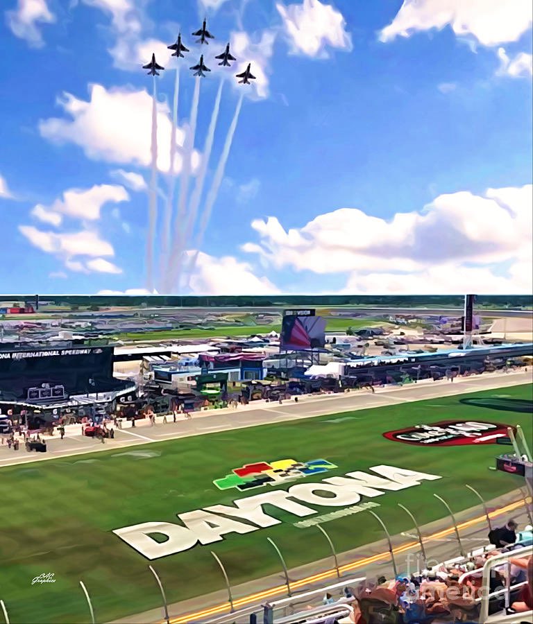 CACGraphics's tweet photo. “Flyover Daytona 500”✈️ 🏎️
Prints &amp; accessories available-
> https://t.co/jaL6ukq1ip
#DAYTONA500 #Daytona #Nascar #autoracing #Elliot #Johnson #Blaney #Byron #Busch #Wallace #Hamlin #Logano #artforsale #art #prints #gifts #homedecor #interiordesign #SundayVibes https://t.co/Lph0vtQTev