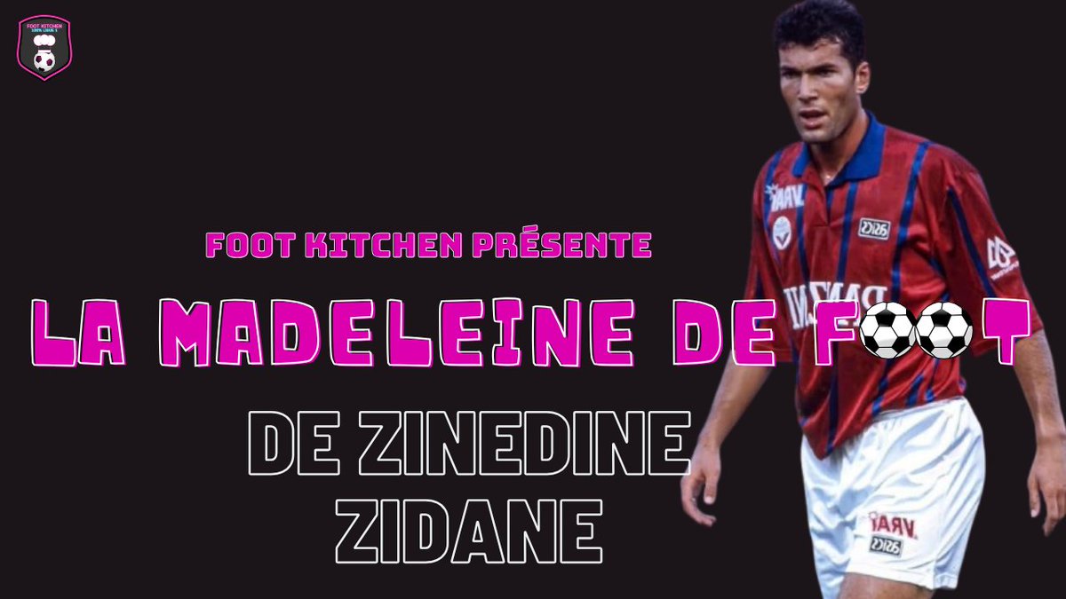 foot_kitchen's tweet photo. ** Madeleine De Foot **

Zidane
Le crack de l'AS Cannes
Le maestro des Girondins de Bordeaux

Ceci est une Madeleine de Foot

En l'honneur du grand Zizou
Zinedine "Zizou" Zidane.

🎥 L'épisode est dispo sur Youtube dès aujourd'hui !

https://t.co/WMIVPS1gx8 https://t.co/82MxXhQdiL