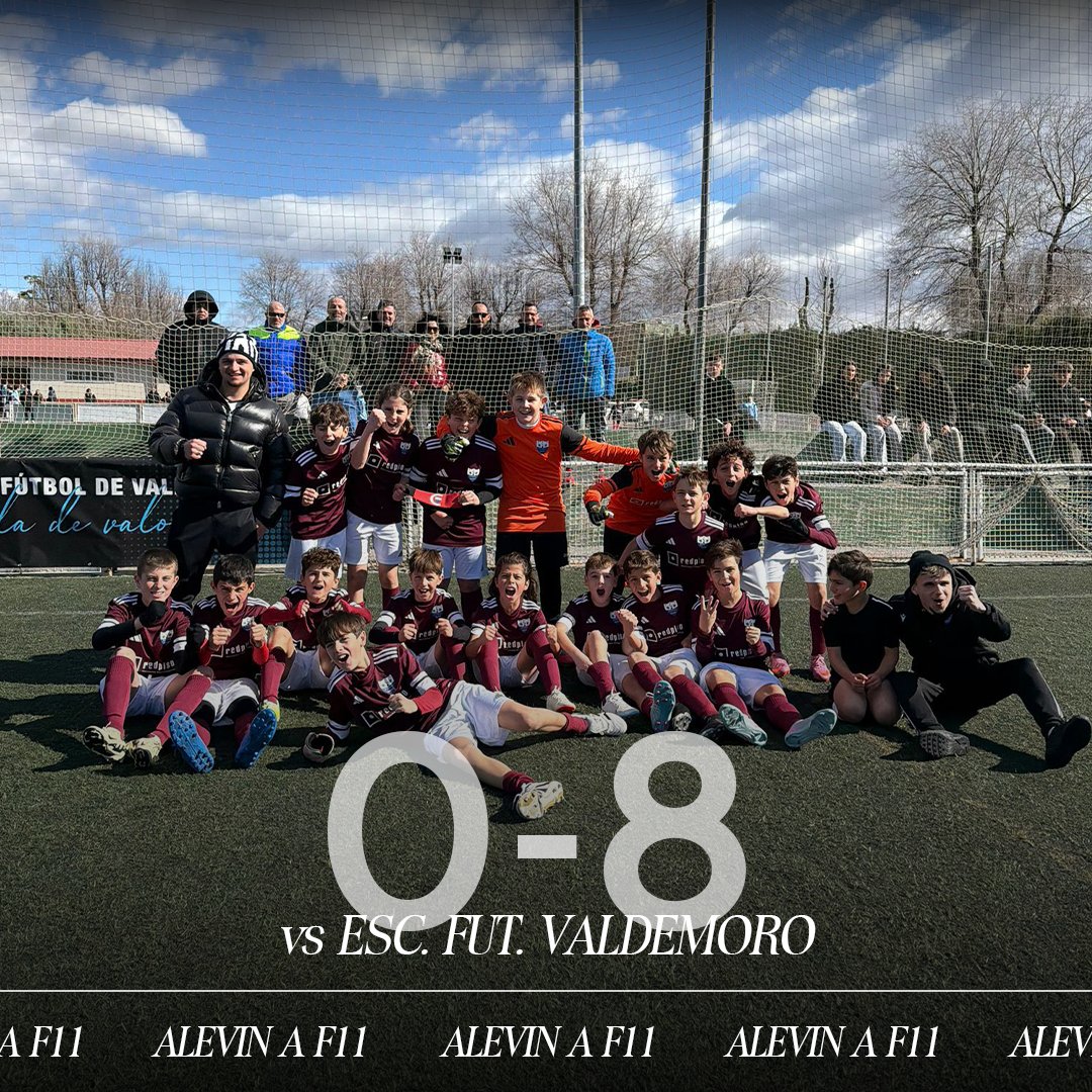 Victoria de nuestro Alevin A F11. 💪🏼

Alevín A F11 vs ESC. FUT. Valdemoro. 0-8

#VamosParque #ADCPS #MatchDay #AlevinF11