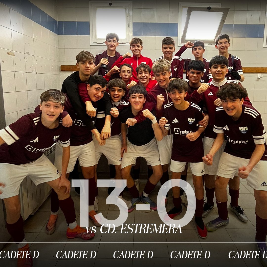 Victoria de nuestros Cadetes. 💪🏼

Cadete A vs FUND. RSD. Alcala. 2-1
Cadete B vs EF. Valdemoro. 2-1
Cadete C vs EF. Olivo de Coslada. 0-1
Cadete D vs CD. Estremera. 13-0
Cadete E vs CF. Aguilas del Lucero B. 2-1

#VamosParque #ADCPS #MatchDay #Cadete