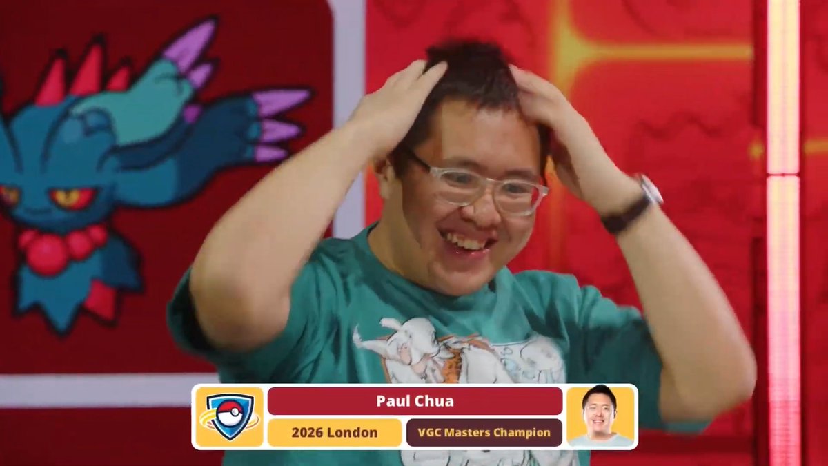 Congratulations to 🇵🇭 Paul Chua (<a href="/Paul_Chua_/">Paul</a>), your 2026 Europe International Champion! 🌍🏆 #PokemonEUIC #PlayPokemon

Paul's previous achievements: 
▶️ 2026 Toronto Regional Finalist
▶️ 2023 EUIC Champion
▶️ 2022 Worlds Top 4
▶️ 6-time Regional Champion