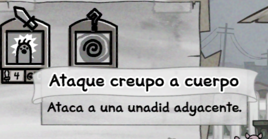 Pero qué narices es este juego, de verdad, me ha salido un gato disléxico y sus skills aparecen así?????