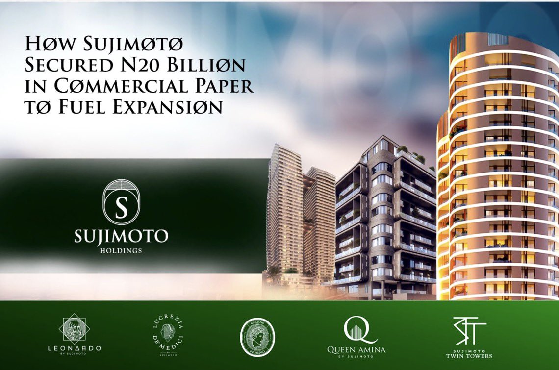 For those who subscribed for this Real Estate commercial paper of SUJIMOTO……

Have you been paid ?

At about the same time Stanbic IBTC also did a commercial paper …,,,,,

and 

all subscribers of the STANBIC IBTC commercial paper have been paid !!!!