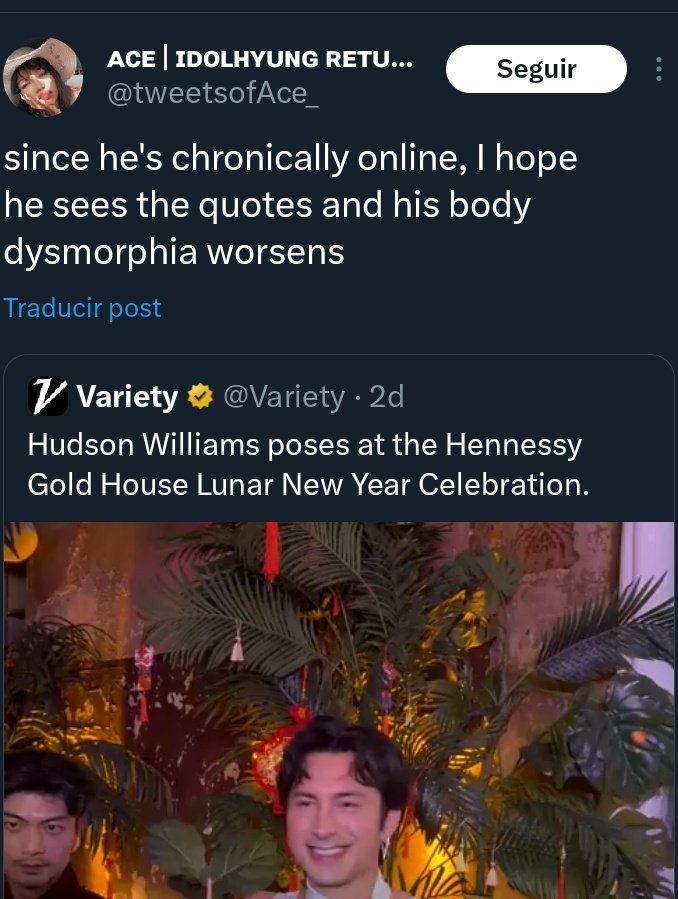 PronoiaA's tweet photo. @Variety This resume the quotes and what all his haters wants to happend to Hudson, theres no moral, theres no value, theres no souls, theres no humanity in their hearts.
Haters with miserable lifes, thats it and thats all.
#LoveandLive
#StopAsianHate
#CyberBullying
#HudsonWilliams https://t.co/X2D3xm2nJu