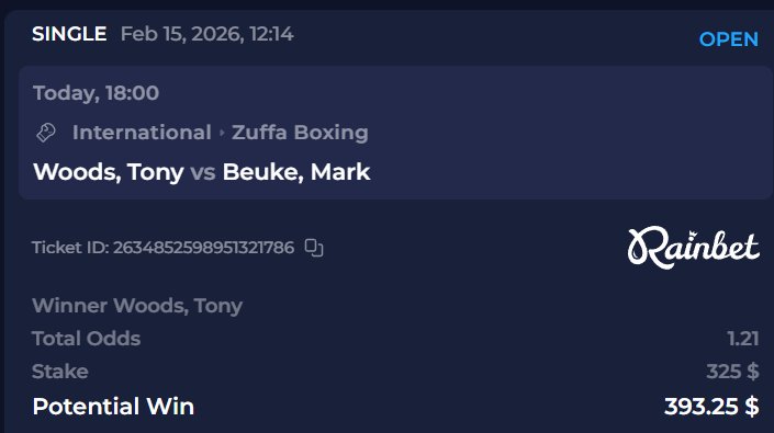 🔥🔥 SO EXCITED FOR TONIGHT! 🔥🔥

Beuke vs Woods is going to be a battle! Both fighters come forward the entire fight.

<a href="/rainbetcom/">Rainbet.com</a> leaning toward Tony Woods #rainbet 🥊

#ZuffaBoxing03