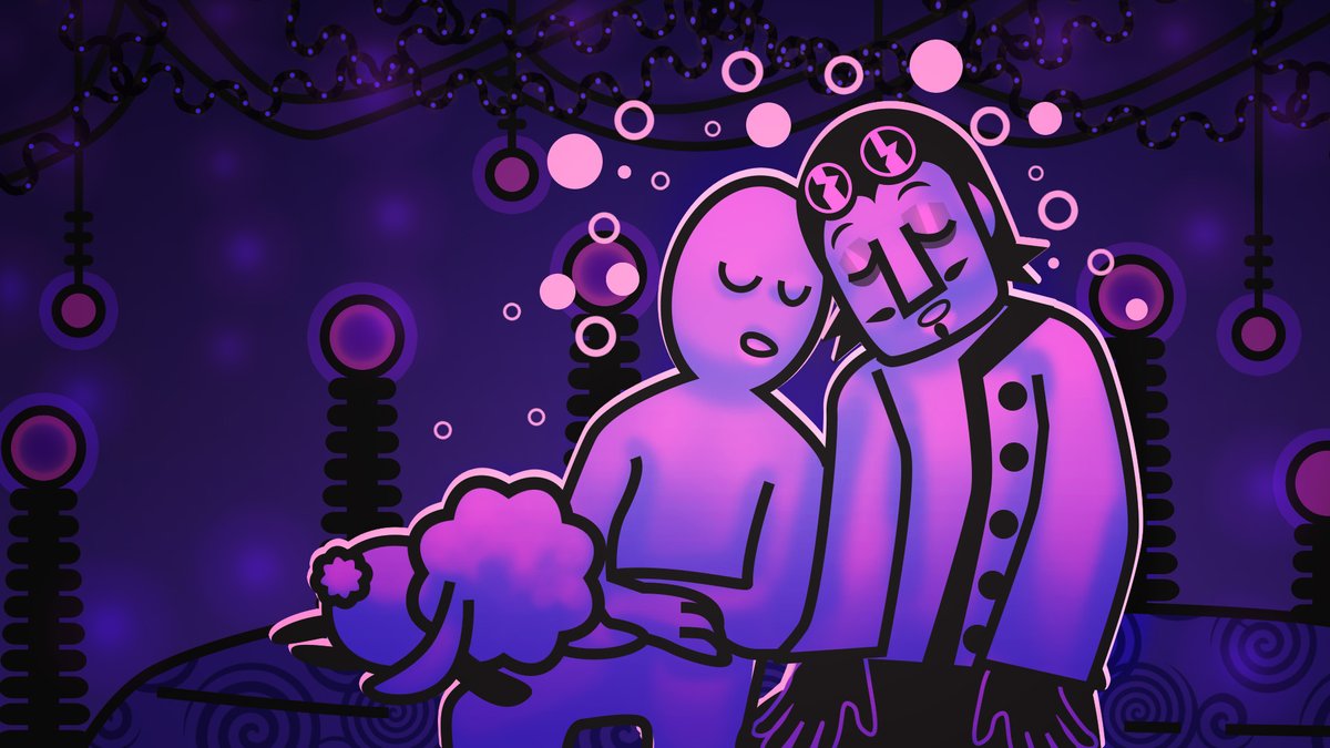 Ending backgrounds you can achieve in Lavender Laboratories #indiedev #gamedev #visualnovel #hypnosis #cutscene #originalcharacterart #hypno