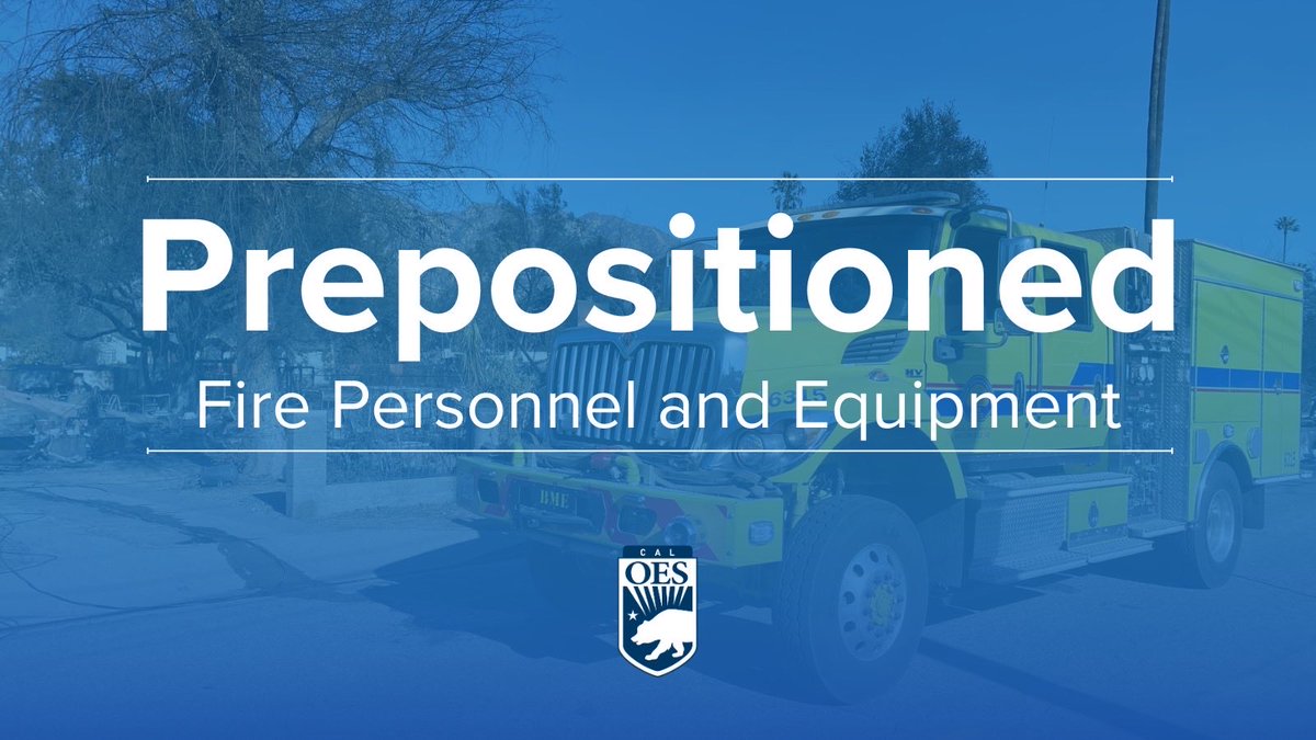 California Governor's Office of Emergency Services tweet media