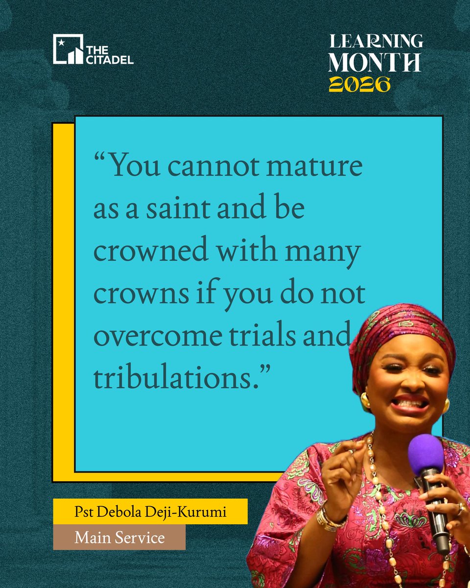 TheCitadelGCC's tweet photo. The Word came alive and our hearts burned as God’s General, Pastor @deboladejikurunmi ministered and encouraged us with sound doctrine and biblical truths.

Here are the nuggets from our #MainService

#CGCCLearningMonth2026
#TheCitadelGCC
#TheNowChurch
#FruitfulLabour https://t.co/TthrnsmGGU