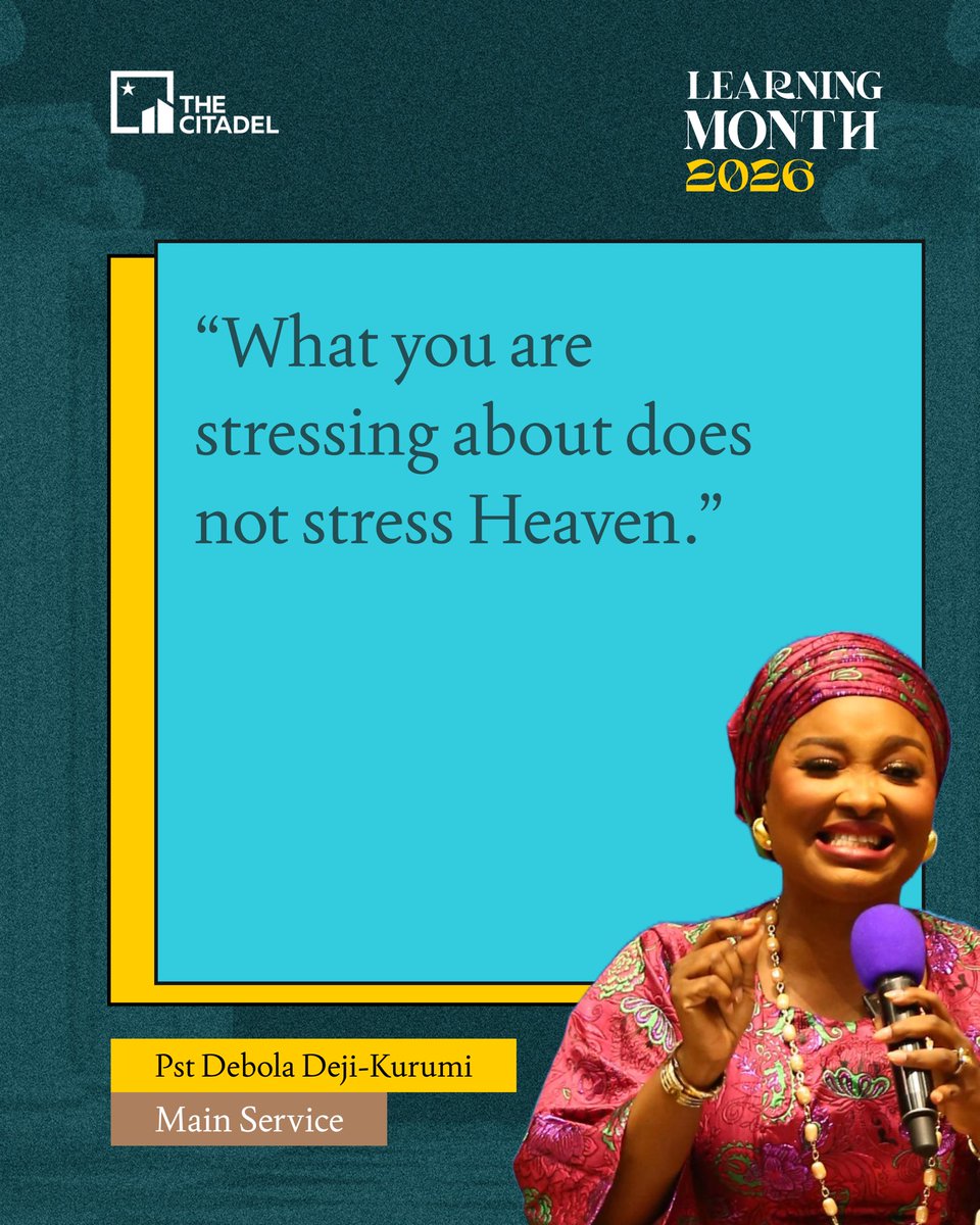 TheCitadelGCC's tweet photo. The Word came alive and our hearts burned as God’s General, Pastor @deboladejikurunmi ministered and encouraged us with sound doctrine and biblical truths.

Here are the nuggets from our #MainService

#CGCCLearningMonth2026
#TheCitadelGCC
#TheNowChurch
#FruitfulLabour https://t.co/TthrnsmGGU