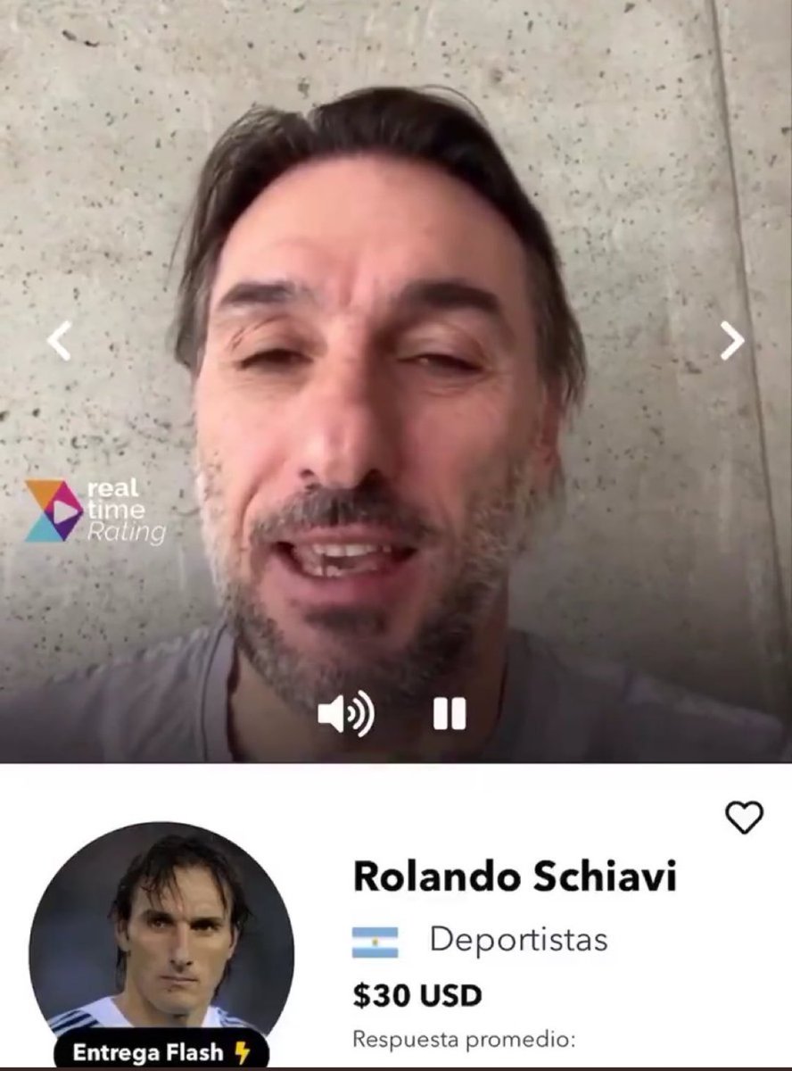 El flaco Schiavi te cobra 30 dólares por mandarte saludos por tu cumpleaños....... en éste país el que no labura es porque no quiere