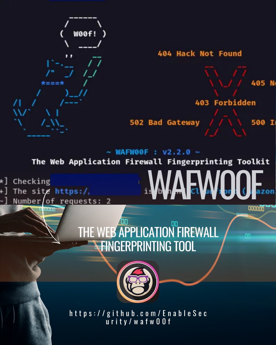 EsGeeks's tweet photo. WAFW00F, la herramienta para identificar el WAF de cualquier web. Crucial en reconocimiento para pentesters y para que los Blue Teams auditen sus defensas. 
🕵️‍♂️🛡️⚠️ #WAF #Cybersecurity #HackingEtico #Recon #OSINT #EthicalHacking #BlueTeams #Cybersecurity https://t.co/uiBKIAdw0L