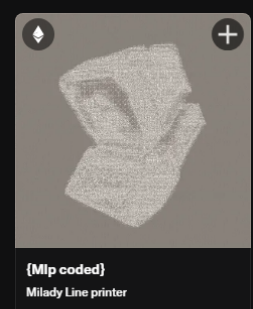 <a href="/mlpeth/">༻*ੈ✩‧₊˚ ੈ Milady Line Printer ༻*ੈ✩‧₊˚ ੈ</a> <a href="/1004_NFT/">1004 ໒꒱</a> <a href="/KawachibiNFT/">Kawachibi ❀</a> <a href="/disinfettantee/">Disinfettante | diocane.eth</a> <a href="/retartwurl/">retart 🍎</a> <a href="/peepeepingus/">(pee pee pingling)²</a> <a href="/kemonokaki/">Kemonokaki</a> <a href="/schitzoe/">Emma · 3D</a> 🥹🥹