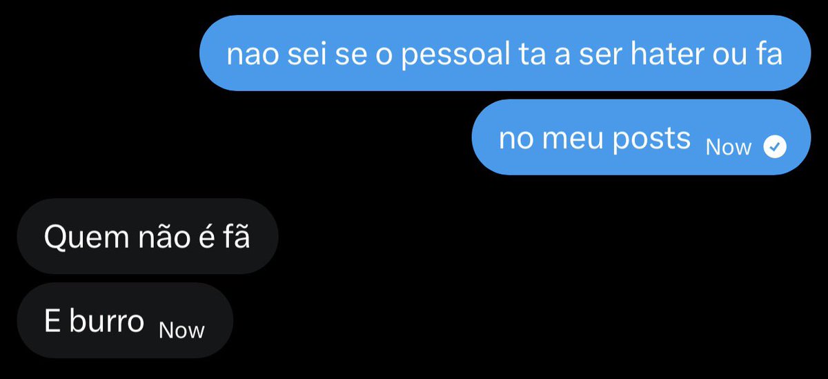 adoro ter #fãs