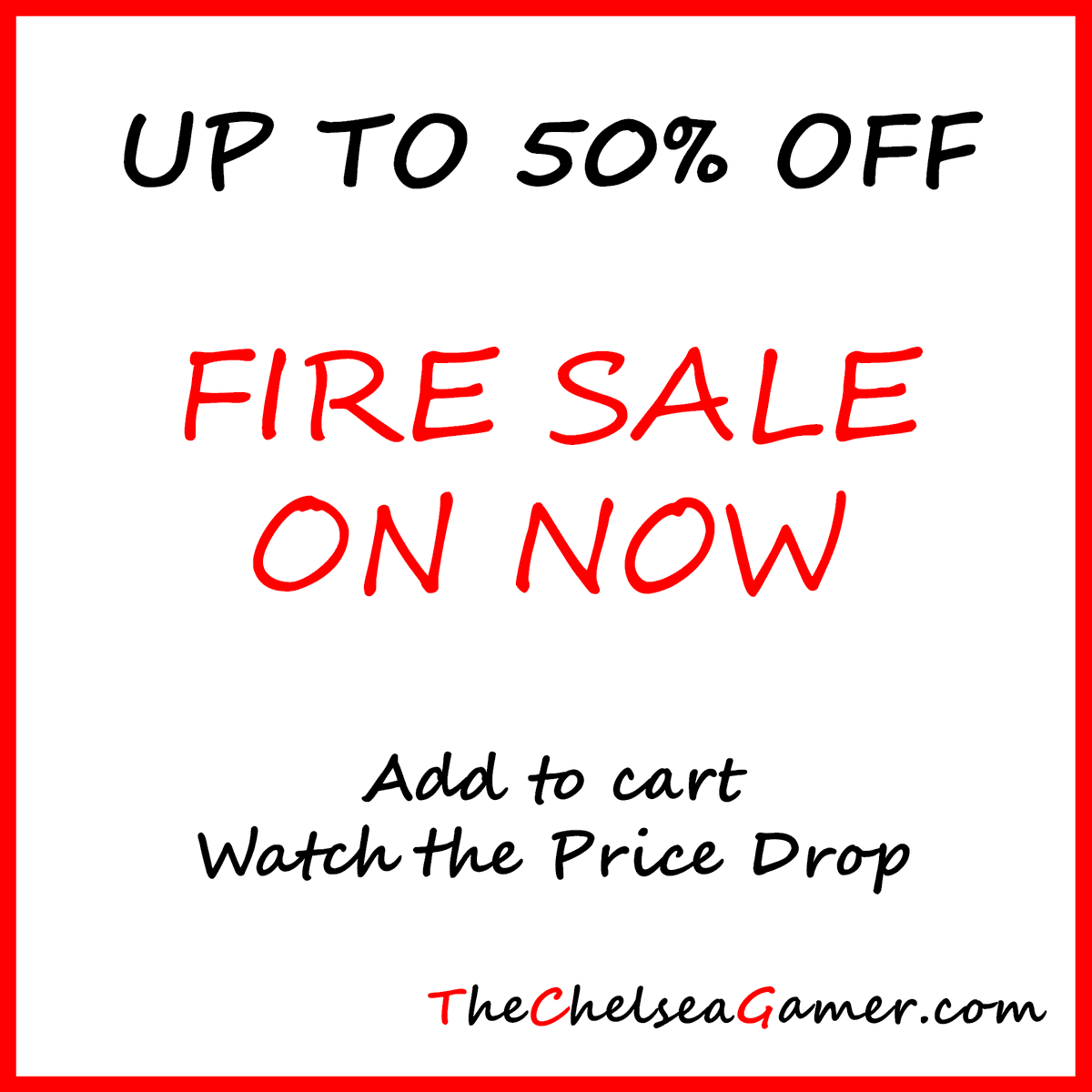 TheChelseaGamer's tweet photo. Up to 50% OFF

Add to cart. Watch the price drop.
(Discount applies automatically in your basket.)
Limited stock. No restocks.
Once it’s gone, it’s gone.

👉 https://t.co/a48V7sc2jB
#GamingDeals #FireSale #UpTo50Off https://t.co/fArxy5m6Th