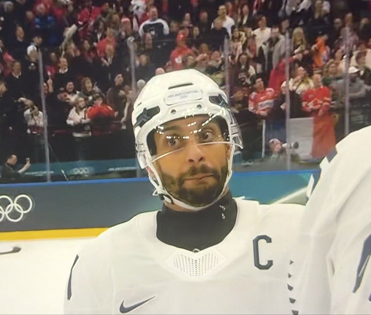 DimFilipovic's tweet photo. Bellemare’s reaction after the fight lmao https://t.co/g19e3GXm5v