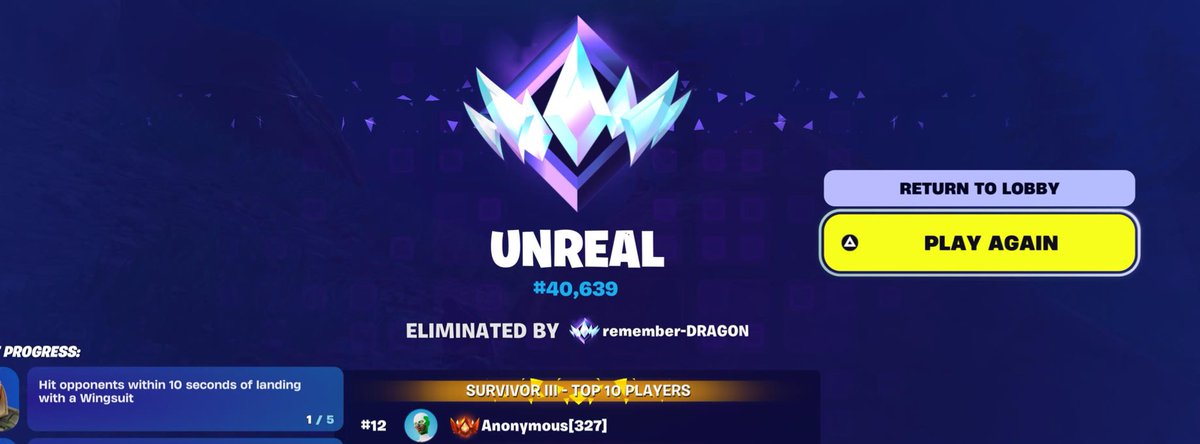 Unreal hit again in this season 
 of #Fortnite il be honest I think this is one of the most boring seasons in its history! 👎
#FortniteChapter7