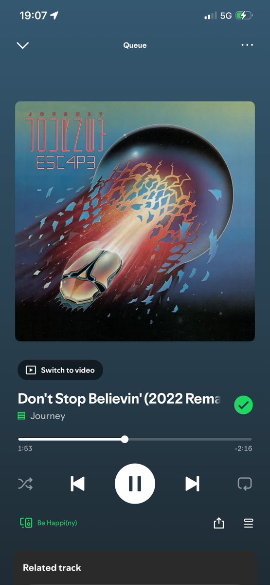 Don’t stop believin’ ✨💔