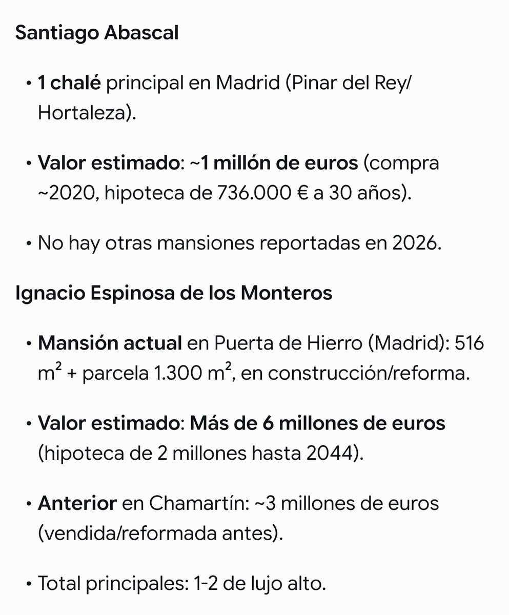 OjoCriticoOfic's tweet photo. @ualkindez @albertolit96543 @JulianMaciasT No como tú, que tienes argumentos tan increíbles como llamar "marquesa" a una ministra por pagar la hipoteca de un chalet mientras callas como una puta cuando los del partido al que votas viven en mansiones por las que son condenados y además votan para beneficiar a especuladores https://t.co/iMRzg61HX1