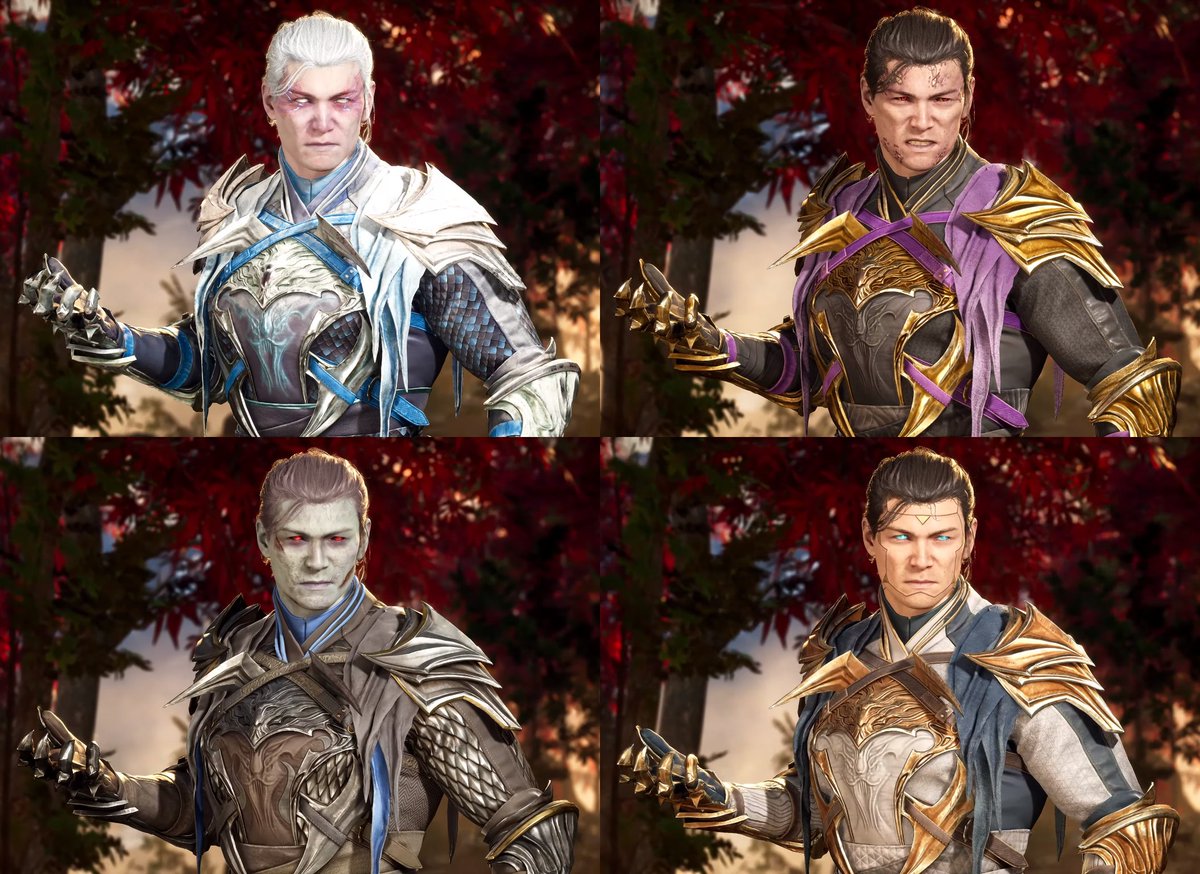 LadyClau_94's tweet image. OoD Sub-Zero skins themed around the following seasons 💙❄️

-Cryomancer
-Huntress
-Soul Eater
-Dark Dragon

#MK1 #MortalKombat1 #SubZero #BiHan