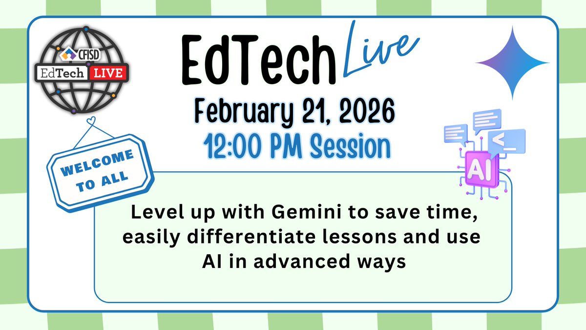 CyFair ISD EdTech tweet media