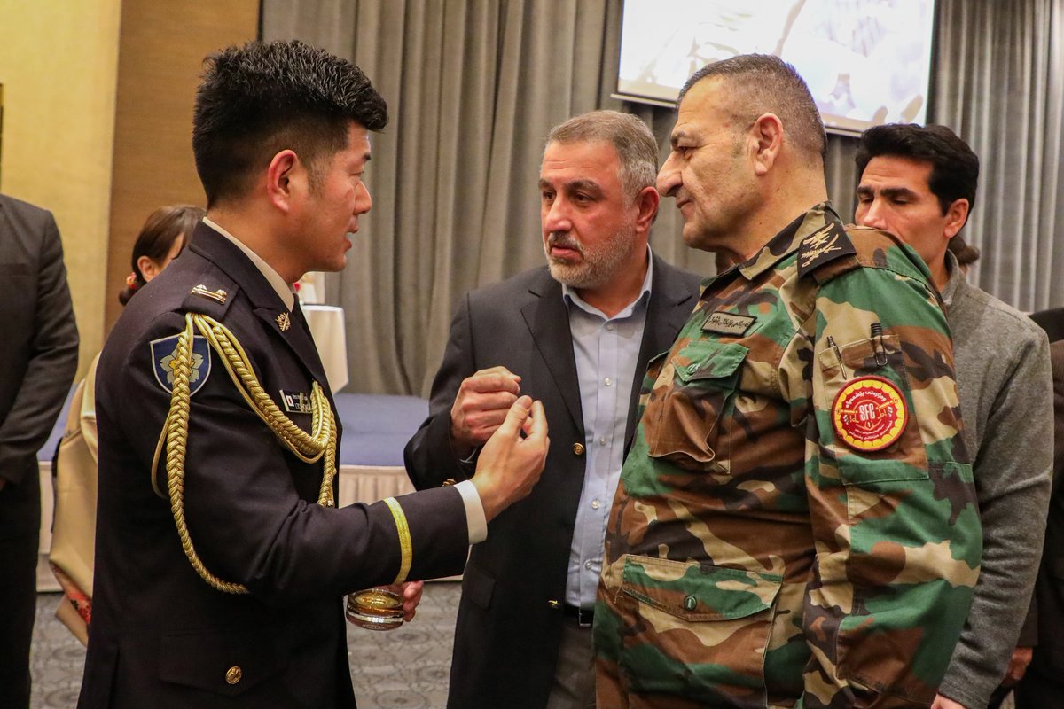 forces_command's tweet photo. Lieutenant General Sihad Barzani attended the birthday ceremony of the Emperor of Japan.
Today, February 15, 2026, Lieutenant General #Sihad_Barzani, Commandant of the #1st_Support_Forces_Command, took part in a special ceremony organized by the Japanese Consulate to mark the 66th birthday of Emperor of #Japan , which is celebrated as Japan’s National Day.