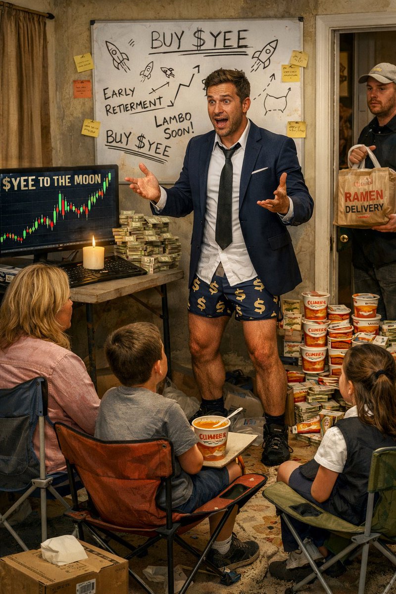 $YEE IS GNA FUCKING EXPLODE.

Not in a polite, CNBC-interview, “we’re optimistic about long-term fundamentals” way.

I’m talking alarm-clock-in-a-bucket-of-fire explode.
 I’m talking group chat renamed to “WE TOLD YOU” at 2:43am explode.
 I’m talking neighbors suddenly