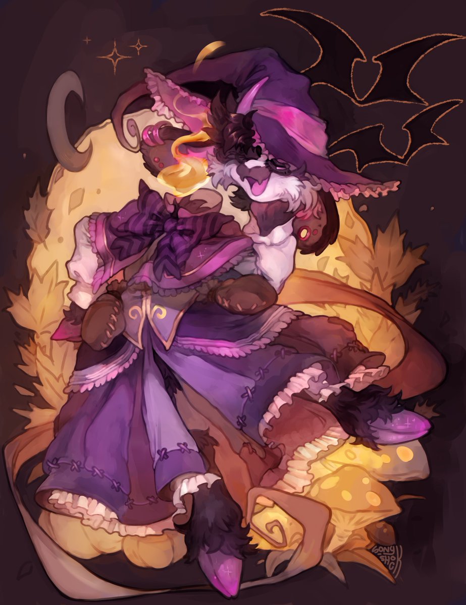 A commission from back in Christmas~! (obviously) 💫🎃for 'Byrd'~!