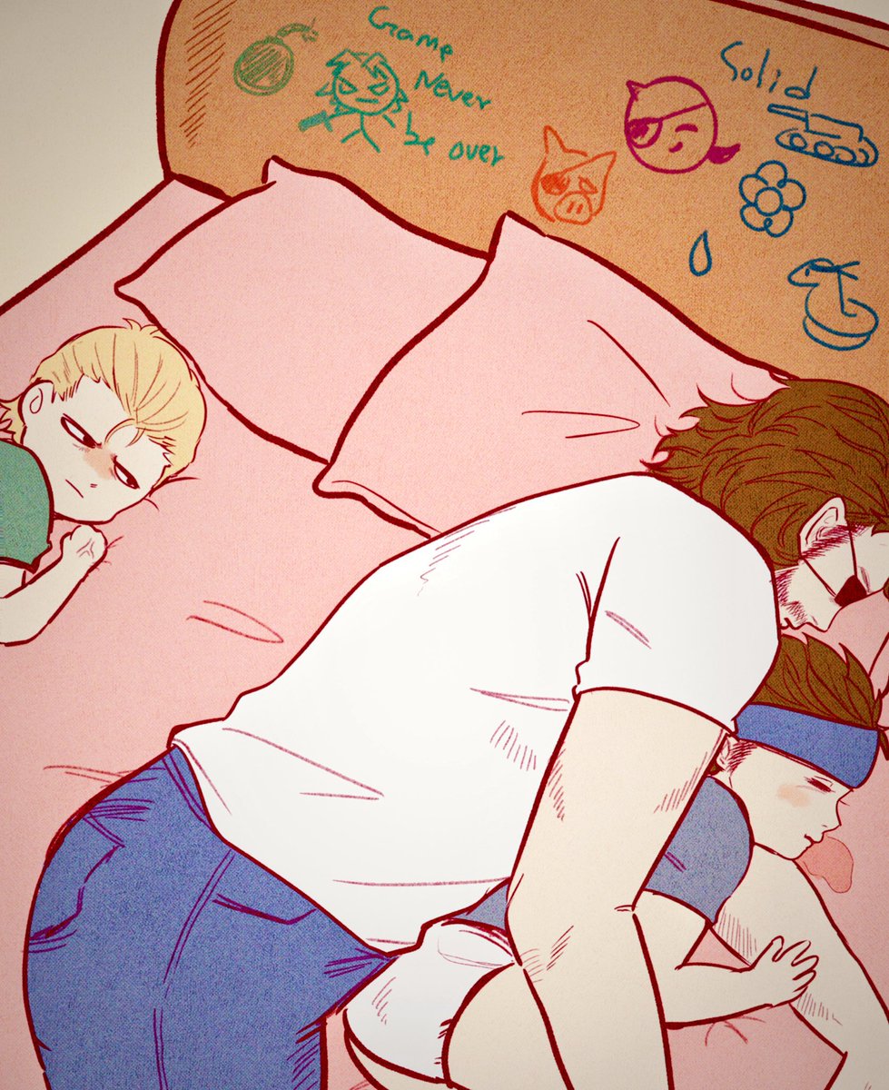 BB,David and Eli 👶😴🐍
 a meme I drew 3 years ago