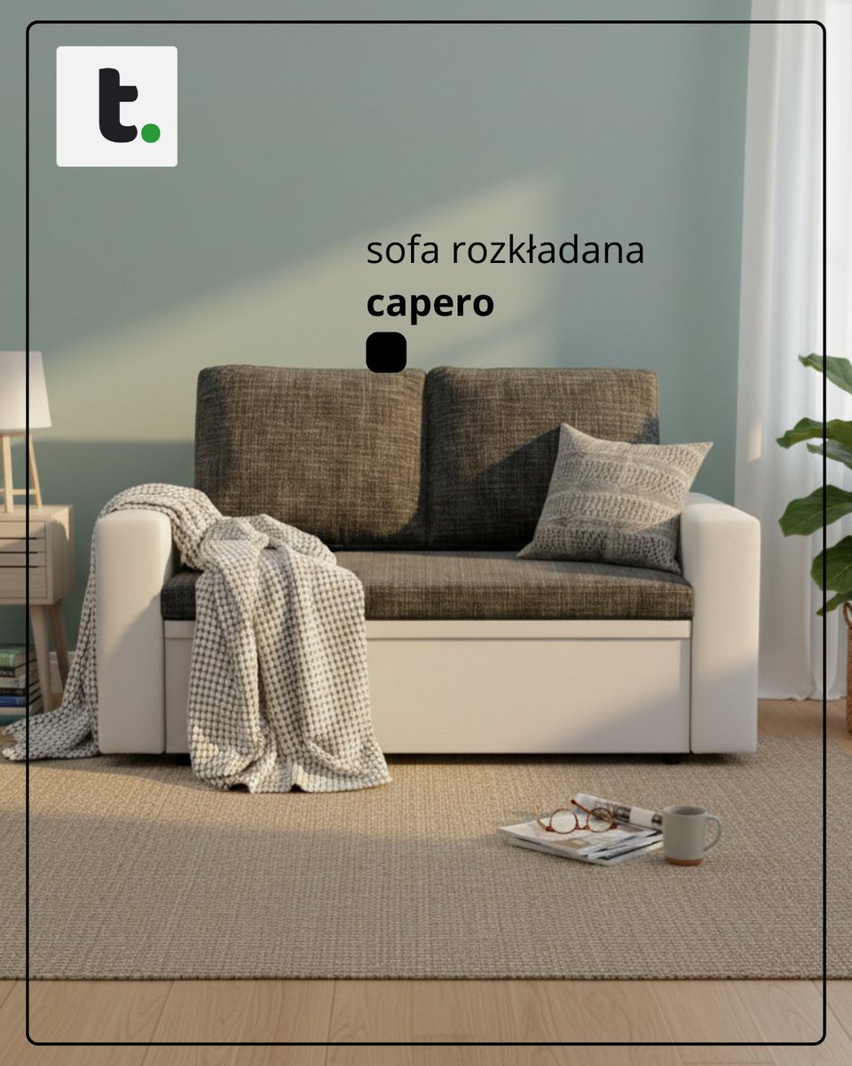 ⬛ Funkcjonalna i kompaktowa sofa CAPERO to praktyczne rozwiązanie do salonu, pokoju dziennego lub niewielkiego mieszkania.

🟩 CAPERO: tyletegotu.pl/rozkladana-sof…

#tyletegotu #meble #premium #capero #salon #sypialnia #kanapa #sofadosalonu #kanapadomieszkania #dom