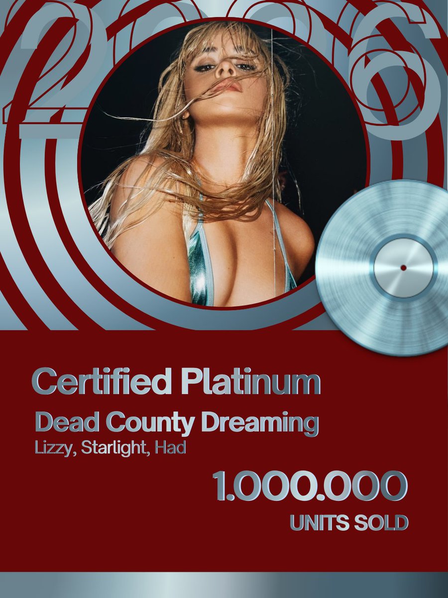 'Dead County Dreaming' by #Lizzy, #Starlight &amp; #Had, is now #iHeartcertified Platinum