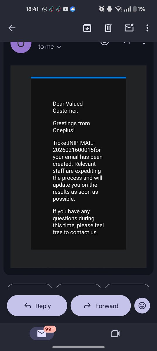 KhalilKhyari's tweet image. "@beebomco @digitindia Check how @OnePlus_IN is deceiving users! They claimed publicly my case is 'concluded', but it's a LIE. They just opened ticket INIP-MAIL-2026021600015 to keep me waiting because I'm in Morocco. I have the full proof of this fraud! #OnePlusScam #GreenLine