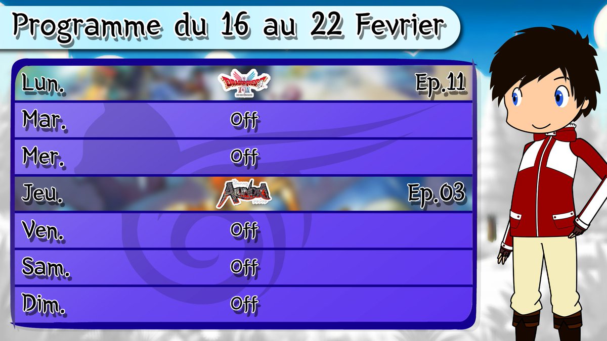 NeoSilfra's tweet photo. Programme des jeux en live pour la semaine !

Niveau horaire, le live commence à 20h30 pour un minimum de 3h !

Et toujours au même lien : https://t.co/qAZqmj55Ba https://t.co/vCXAgc8tNW