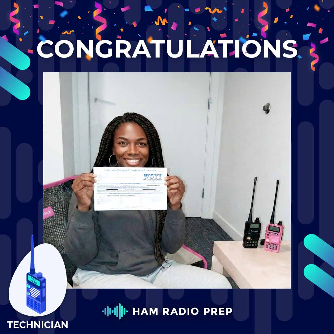 🚀 Let’s give a huge Pacific Northwest shoutout to Shondra Washington from #Oregon for doubling up and earning both her #FCC Technician AND General Class #HamRadio licenses! 🎉📡

Shondra didn’t just scratch the surface—she went the distance to unlock the worldwide HF bands! 🌲🌎