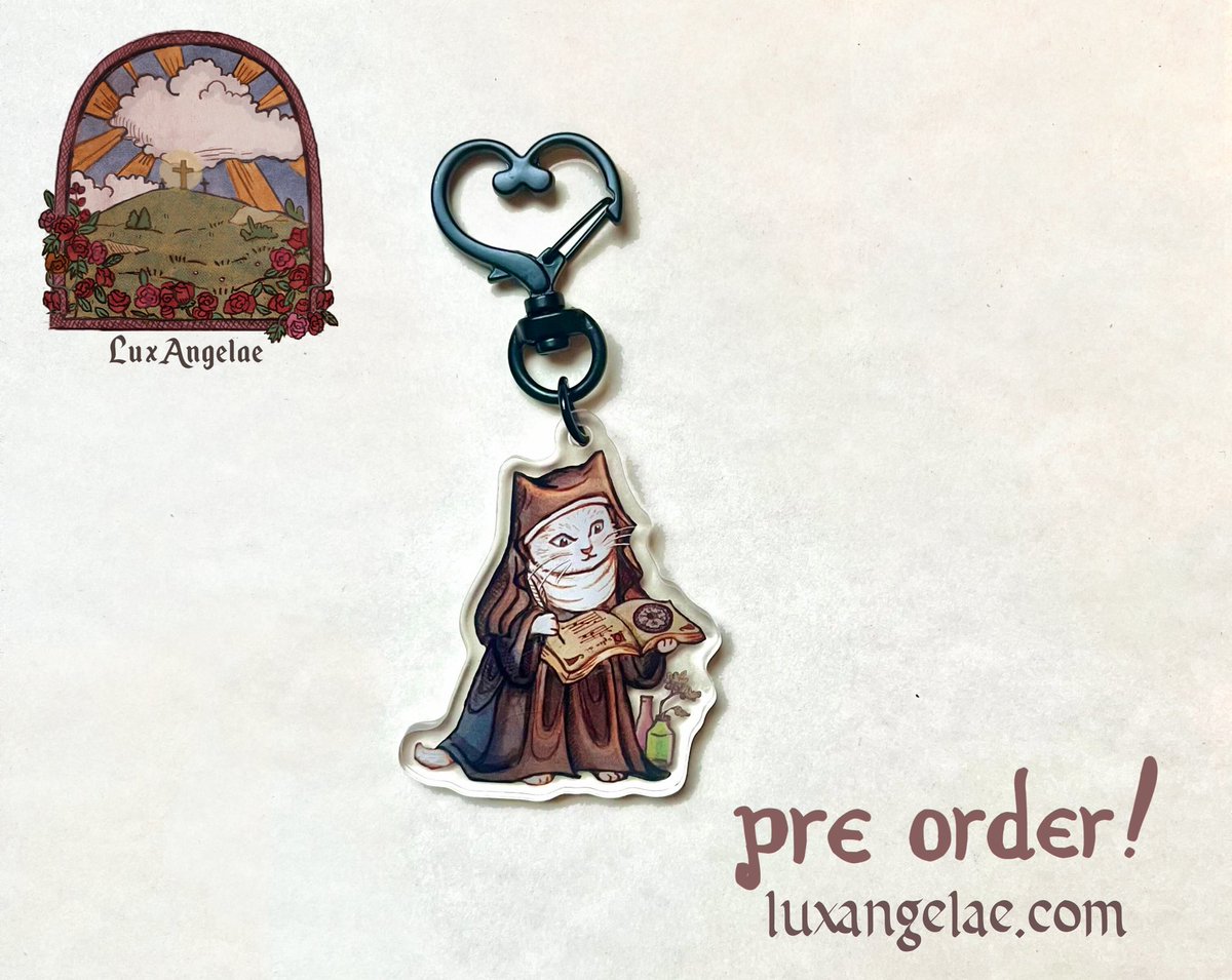 Hello everyone! Hilde-cat keychain is now available for pre-order! They will be mailed off at the end of March <33