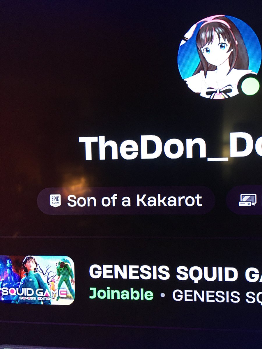 DonovanKitchen's tweet photo. @FortniteFNLK @Fortnite Here is my epic name! Someone gift me the Kim bundle please 🙏 https://t.co/rS4rvuqATe