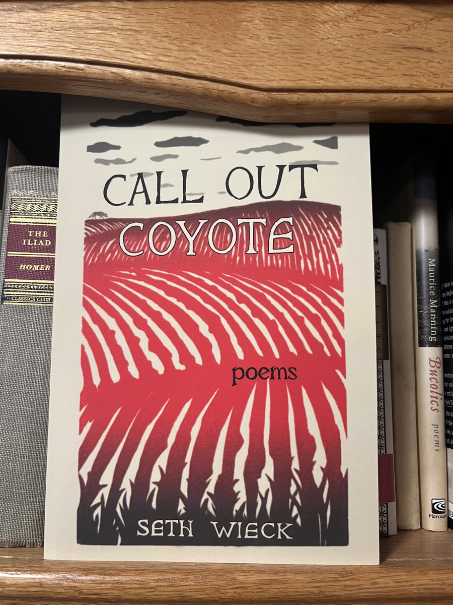 For more than 20 years, I’ve had the privilege of calling
<a href="/sethwieck/">Seth Wieck</a> my dear friend. This month, he published Call Out Coyote, a collection of brilliant and beautiful poems forged in the people and places of West Texas. Order here: wisebloodbooks.com/store/p172/Cal…