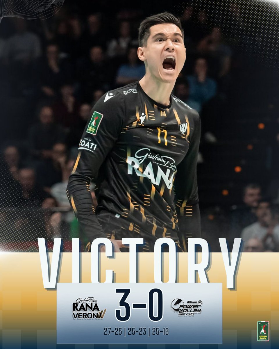 Still Golden. Still Winning. ✨🧹

The Coppa Italia champs dominate Power Volley Milano in straight sets tonight!