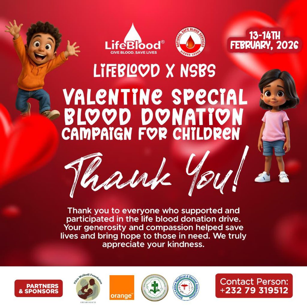 LifeBlood Sierra Leone tweet media