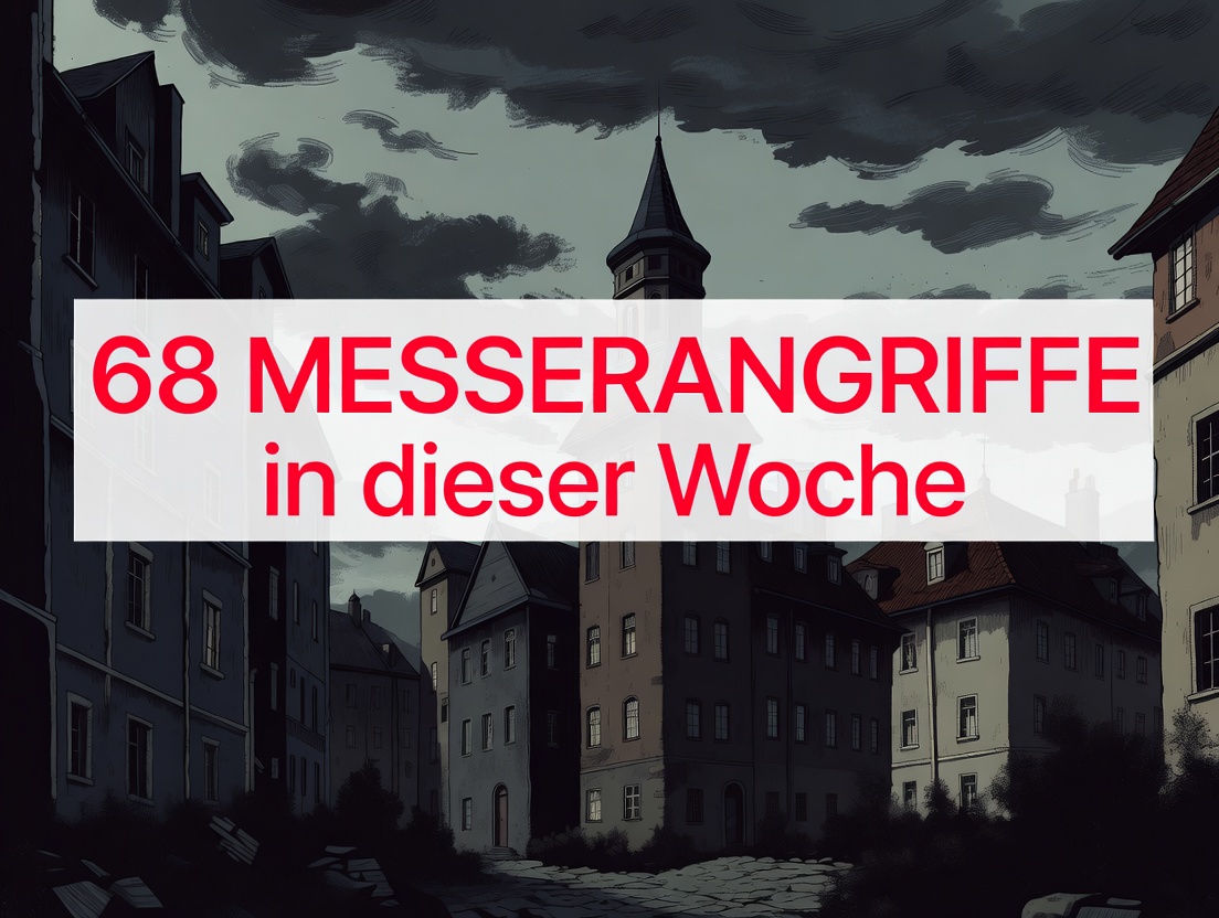 Messerangriffe vom 09.02 - 15.02.2026
Es gab allein in dieser Woche 68 Messer-Delikte
Quelle: messerinzidenz . de 
#Bayern #CSU #Söder #Merz #Allgäu #Höcke 
#Merz