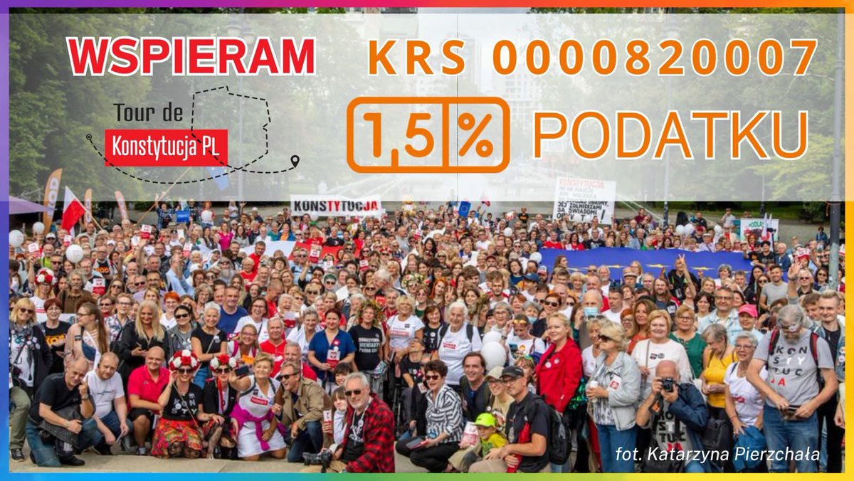 Jeżeli już planujesz składać  PIT - pomyśl o Fundacji Aktywna Demokracja <a href="/KongresRuchow/">Fundacja Aktywna Demokracja</a> Demokracja KRS 0000820007 #zatrzymajfaszyzm 🛑#TourdeKonstytucja 🇵🇱🫡