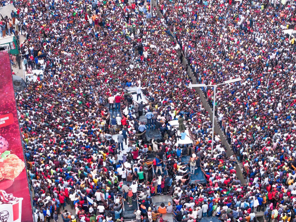patrickmulwa's tweet photo. Kitengela was filled to the brim. The movement is hitting hard on the ground. https://t.co/vh3xIZNIbQ