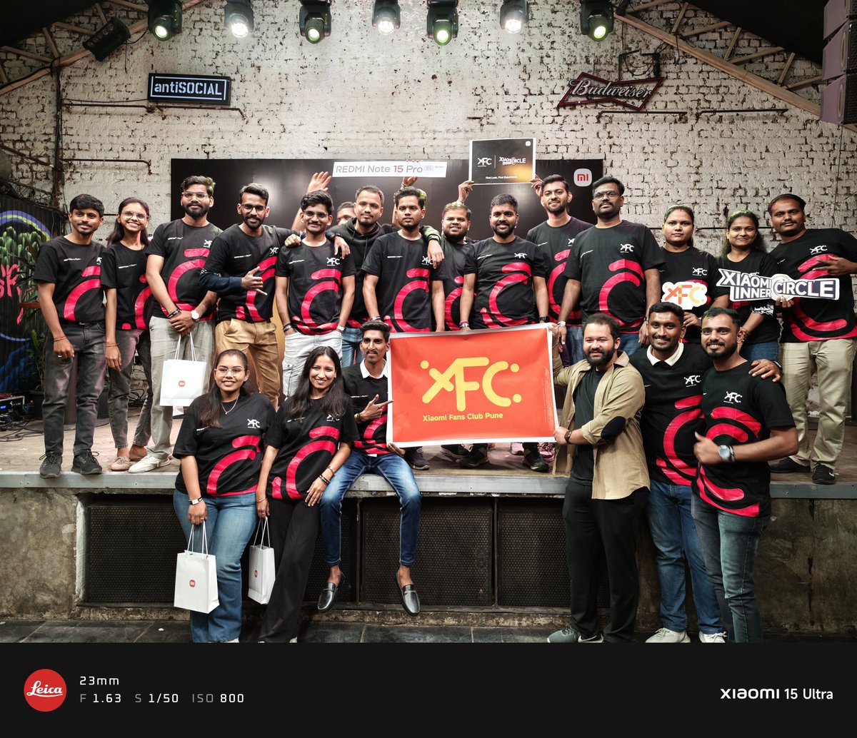 FramesByMauli's tweet photo. What an unforgettable day! ๐งก
From experiencing the powerful #RedmiNote15ProSeries to participating in fun activities and meeting fellow fans, every moment at the #XiaomiInnerCircle in Mumbai was filled with energy and excitement. https://t.co/nhaJFgwInR